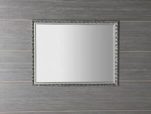 Sapho MELISSA (DAHLIA) zrcadlo v dřevěném rámu 672x872mm, stříbrná