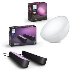 Philips - SADA 2x LED RGB Stm. stolní lampa Hue PLAY 6W/230V + stolní lampa GO