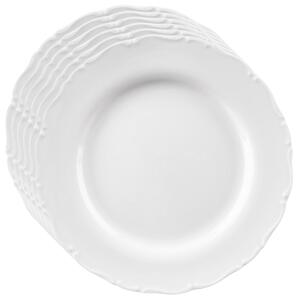 Orion Sada porcelánových dezertních talířů Mona lem, 19 cm