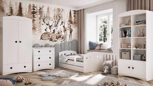 BabyBeds Sestava dětského nábytku včetně postele s úložným prostorem - Julie Velikost postele: 160x80 cm