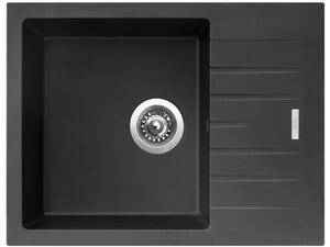 Granitový dřez Sinks PERFECTO 650 Pureblack