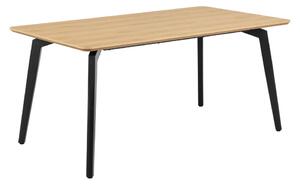 Actona Jídelní stůl Cadiz 160 cm dub přírodní/černý