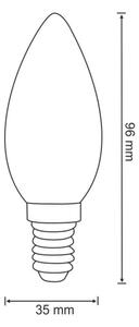 LED Žárovka E14/4W/230V 3000K