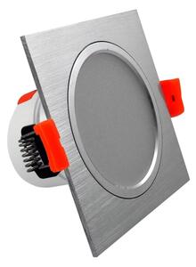 LED Podhledové svítidlo VENUS LED/7W/230V stříbrná hranaté