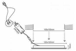 LED Podhledové svítidlo LED/6W/230V