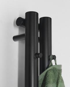 Sapho Pilon koupelnový radiátor designově 180x12.2 cm černá IZ124