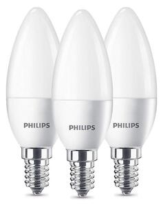 SADA 3x LED Žárovka Philips B35 E14/5,5W/230V 2700K