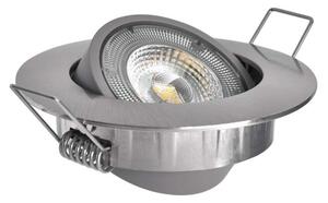 LED Podhledové svítidlo EXCLUSIVE LED/5W/230V 3000 K stříbrná
