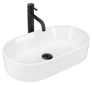 Umyvadlo na desku Rea Layla 53 cm bílé