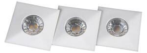 Rabalux 1080 - SADA 3x LED Koupelnové podhledové svítidlo RANDY LED/4W/230V hr