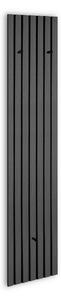 ŠATNÍ PANEL, šedá, černá, 25/160/7 cm Xora - Šatní panely
