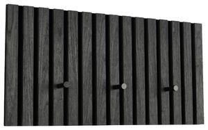 ŠATNÍ PANEL, šedá, černá, 60/30/7 cm Xora - Šatní panely