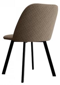 Čalouněná jídelní židle JK109, Potah: Uttario Velvet 2976 + Uttario Velvet Pik 2976, Barva: černá 5903211518713