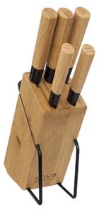 Sada nožů ve stojanu Bamboo 5ks