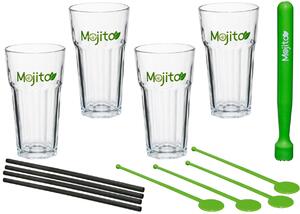 Koktejlový set Mojito 360 ml sada 13ks BX