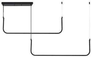 TooLight Závěsný LED lustr APP980-CP černý/neutrální bílá