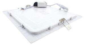 LED Podhledové svítidlo SQUARE LED/18W/230V 2700K 22x22 cm bílá