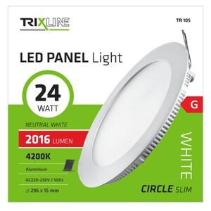 LED Podhledové svítidlo ROUND LED/24W/230V 4200K