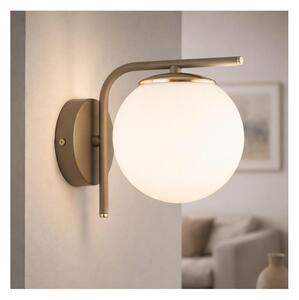 Brilagi - Nástěnná lampa MILO ECRU 1xE27/60W/230V béžová/zlatá