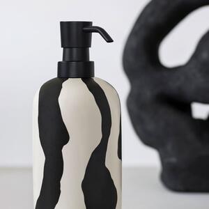 Černo-bílý keramický dávkovač mýdla 200 ml Icon – Mette Ditmer Denmark