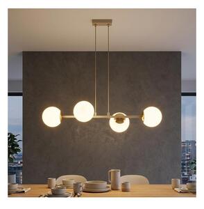 Brilagi - Lustr na lanku MILO ECRU 4xE27/60W/230V béžová/zlatá