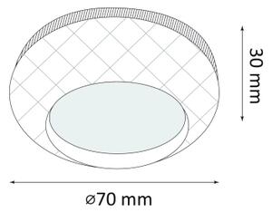 SADA 2x LED Dotykové orientační svítidlo LED/4,5V/3xAAA