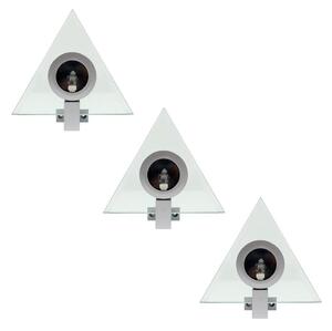 SADA 3x Bodové svítidlo PYRAMID 3xG4/20W/230V/12V
