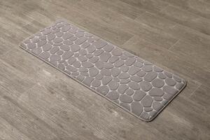 Předložka do koupelny Stones, 45x120 cm, béžová