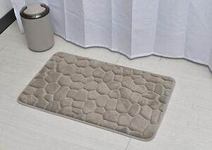Předložka do koupelny Stones, 50x80 cm, béžová BS