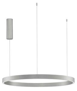 Nova Luce Elowen LED závěsné kruhové svítidlo StříbrnáØ80cm