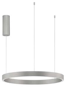 Nova Luce Elowen LED závěsné kruhové svítidlo StříbrnáØ60cm