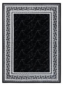 Dywany Łuszczów Kusový koberec Gloss 2813 87 greek black/grey ROZMĚR: 160x220