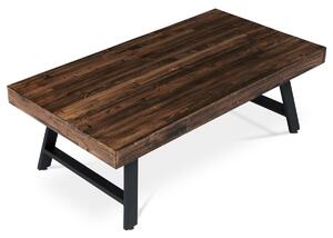 Konferenční stůl z masivu borovice, 130 x 70 x 44 cm