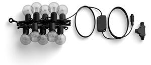 8721103063717 Philips Hue White and color gradient Low volt Festavia venkovní světelný řetěz - 10 žárovek LED 8,6W/500lm 1000-20000K+RGB IP65 černá, bez napájení