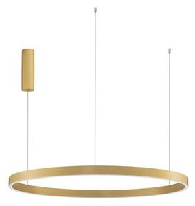 Nova Luce Elowen LED závěsné kruhové svítidlo ZlatáØ98cm