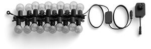 8720169371538 Philips Hue White and color gradient Low volt Festavia venkovní světelný řetěz - 20 žárovek LED 17W/1000lm 1000-20000K+RGB IP65 černá + Outdoor PSU 30W