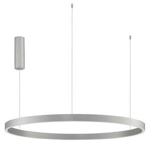 Nova Luce Elowen LED závěsné kruhové svítidlo StříbrnáØ98cm