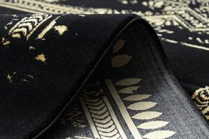 Dywany Łuszczów Kusový koberec Gloss 408C 86 glamour black/gold ROZMĚR: 80x150