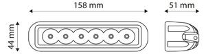 LED Bodové svítidlo pro automobil EPISTAR LED/18W/10-30V IP67 6000K