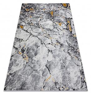 Dywany Łuszczów Kusový koberec Gloss 528A 58 3D mramor ivory/black ROZMĚR: 80x150