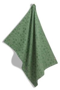 Kela Utěrka Cora, 100% bavlna, zelená, vzor, 70 x 50 cm
