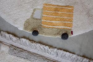 Kusový koberec Eco City Wheels-140x140 (průměr) kruh