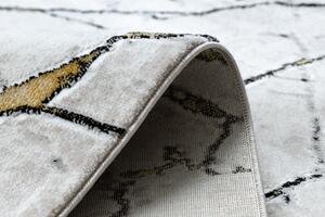 Dywany Łuszczów Kusový koberec Gloss 529A 53 3D mramor ivory/beige ROZMĚR: 120x170