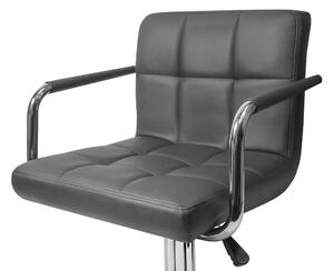 Aga 2x Barová židle s područkami MR2010 Šedá