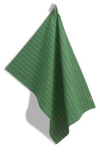 Kela Utěrka Cora, 100% bavlna, zelená, proužky,70 x 50 cm