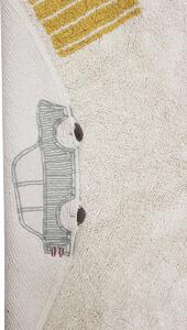 Lorena Canals koberce Kusový koberec Eco City Wheels - 140x140 (průměr) kruh cm