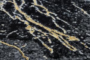 Dywany Łuszczów AKCE: 180x270 cm Kusový koberec Gloss 529A 82 3D mramor black/grey - 180x270 cm