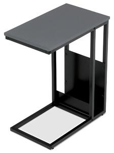 Odkládací stolek v industriálním stylu, 50 x 30 x 60 cm