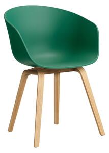 HAY Jídelní židle AAC 22, Oak / Teal green