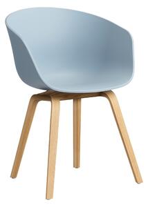 HAY Jídelní židle AAC 22, Oak / Slate blue